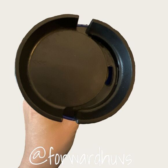 2013 Starbucks 16 Ounce Blue Floral Travel Mug - Picture 4 of 9